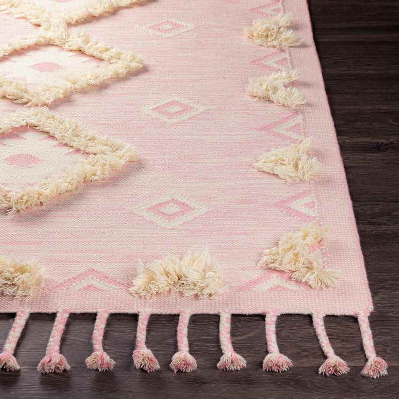 Djab Global Pale Pink Area Rug