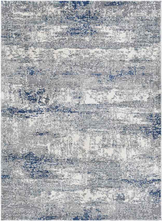 Oosterend Modern Dark Blue Area Rug