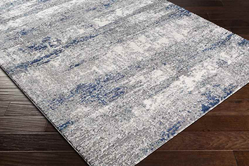 Oosterend Modern Dark Blue Area Rug