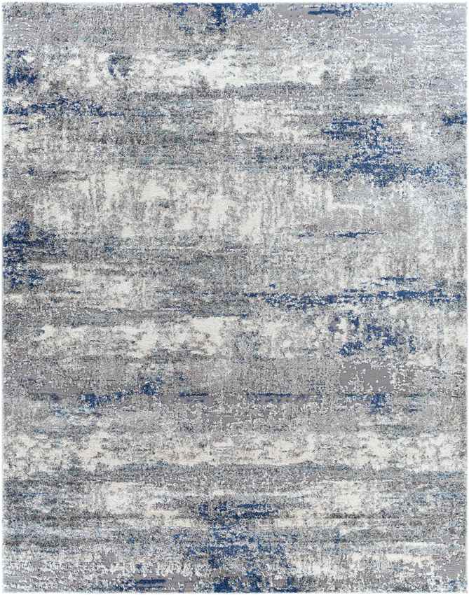 Oosterend Modern Dark Blue Area Rug