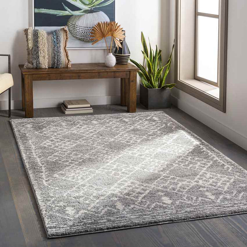 Opmeer Global Charcoal Area Rug