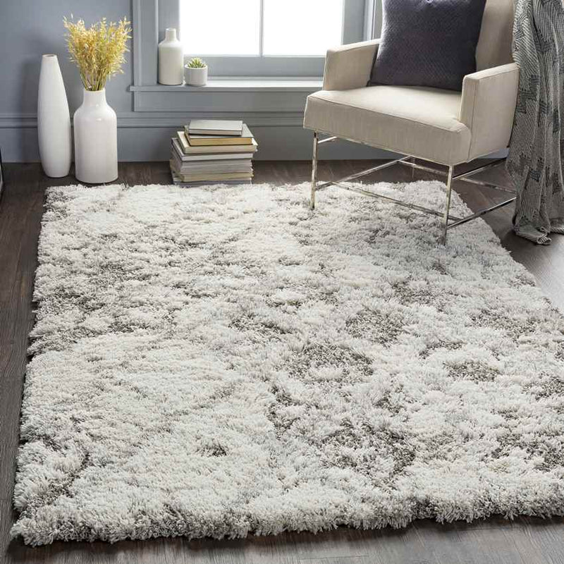 Poolland Modern Light Gray Area Rug