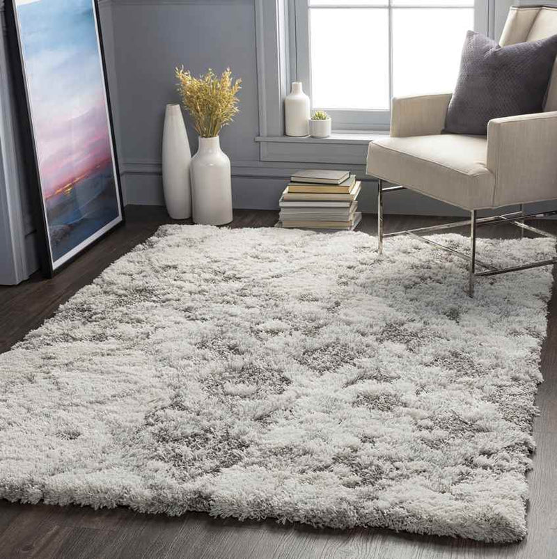 Poolland Modern Light Gray Area Rug