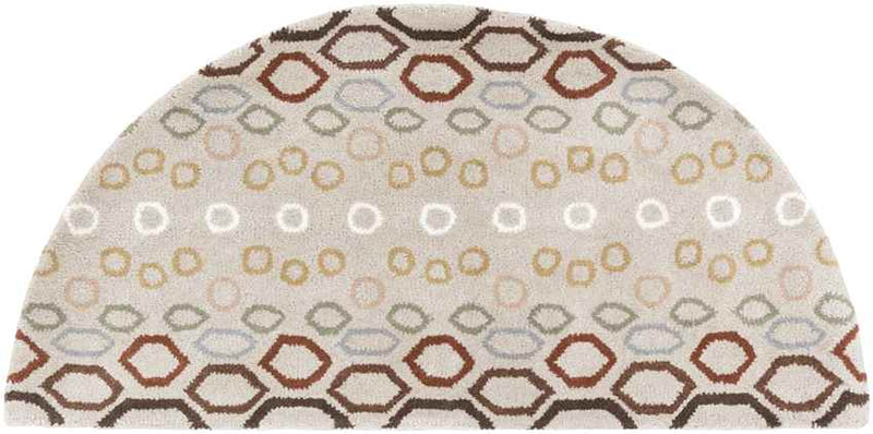 Purmerend Traditional Beige Area Rug