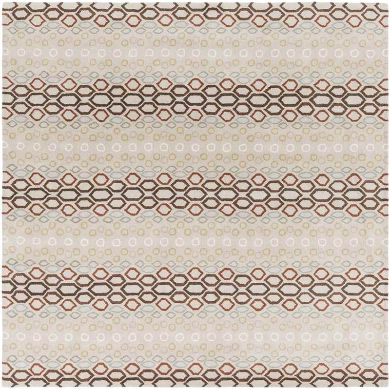 Purmerend Traditional Beige Area Rug