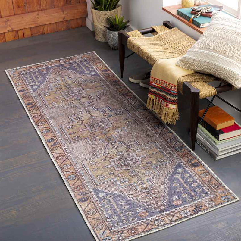 Rijp Traditional Charcoal Area Rug