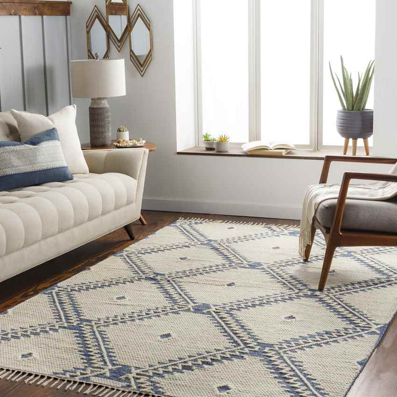 Maryport Global Dark Blue Area Rug