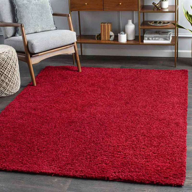 Tuindorp Modern Bright Red Area Rug