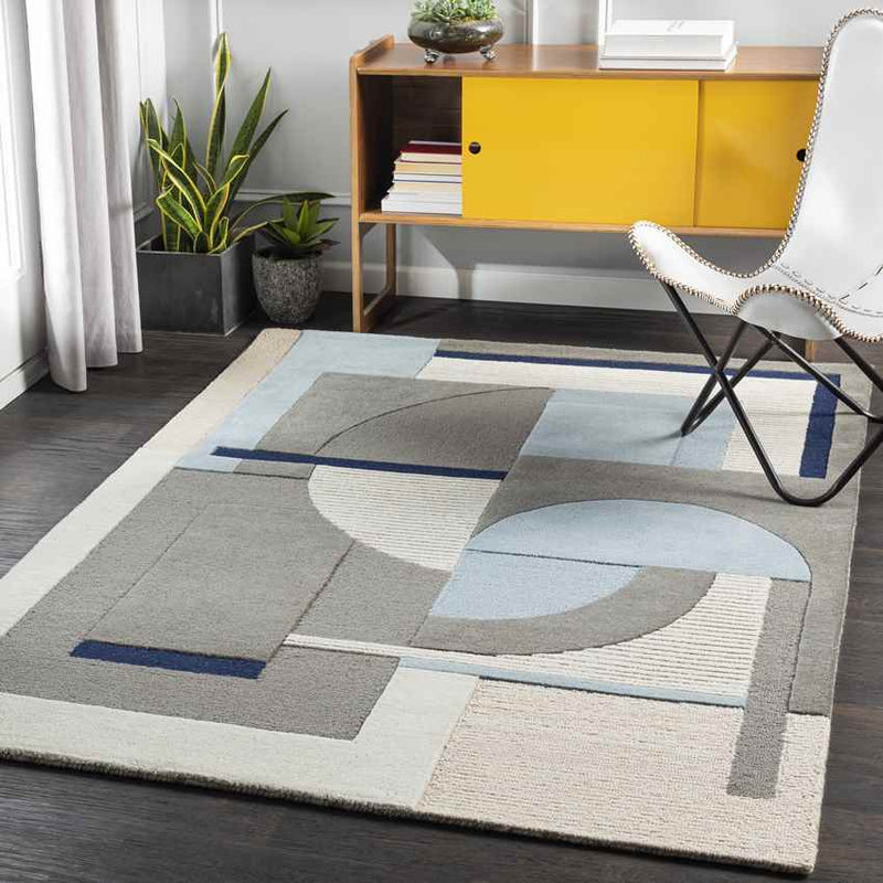 Venhuizen Modern Taupe Area Rug