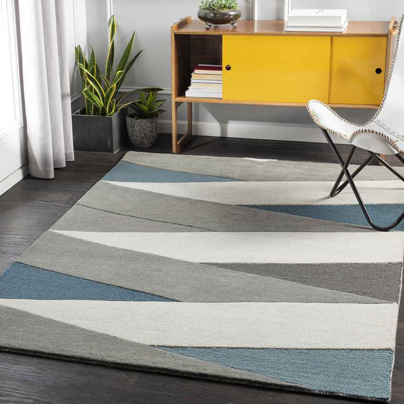 Wadway Modern Taupe Area Rug