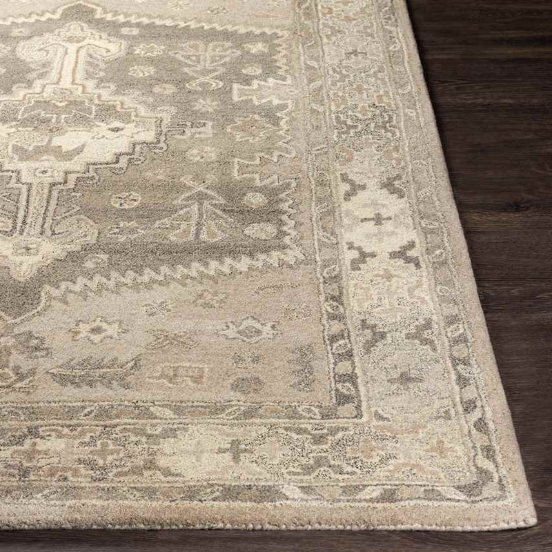 Zwaag Traditional Light Gray Area Rug