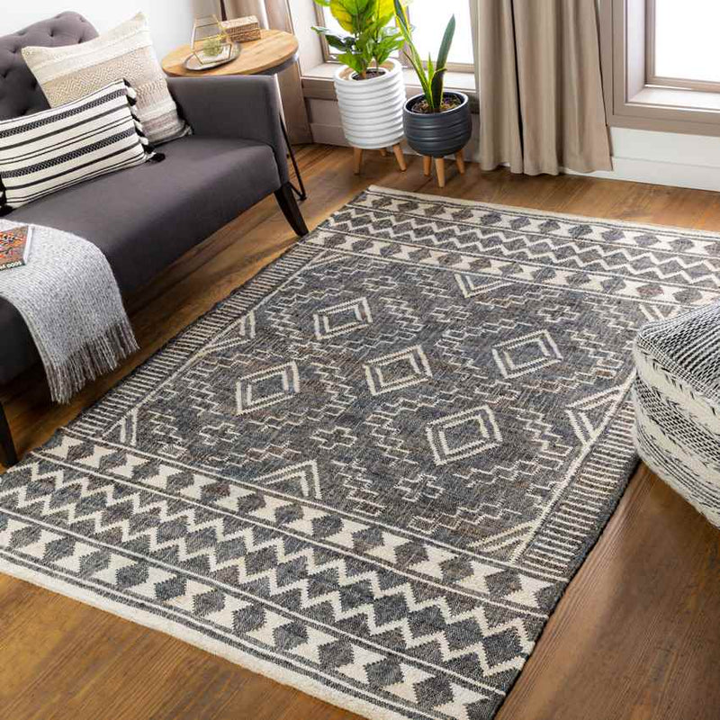 Bankert Global Charcoal Area Rug