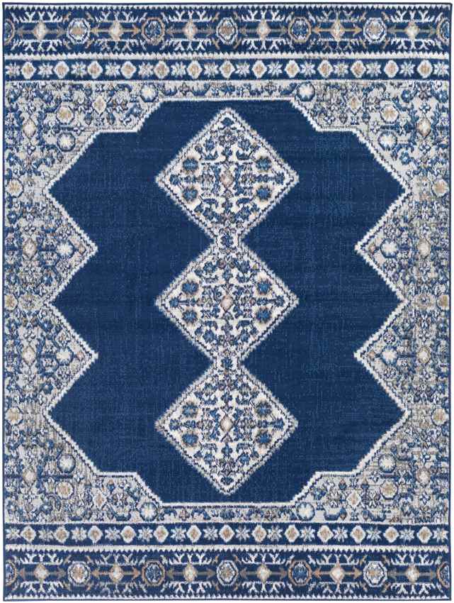 Berg Traditional Blue Area Rug