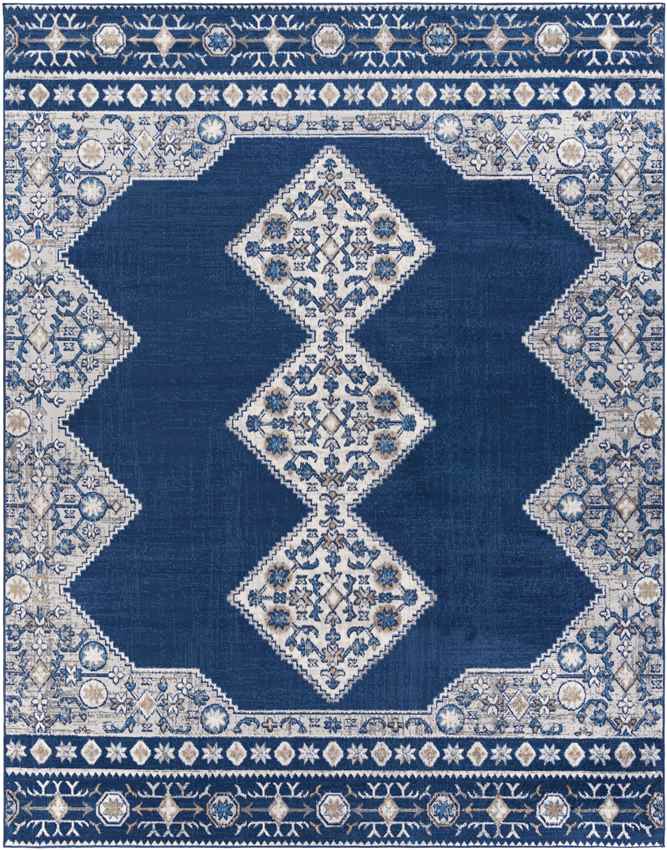 Berg Traditional Blue Area Rug