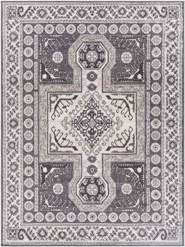 Beukelaar Traditional Grey Area Rug