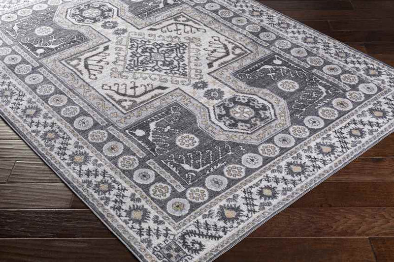 Beukelaar Traditional Grey Area Rug