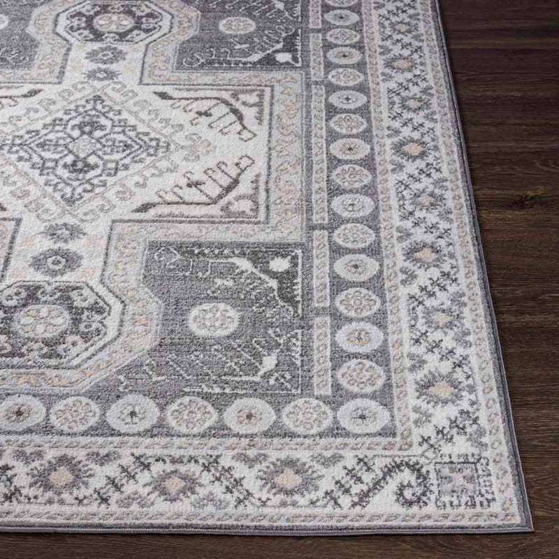 Beukelaar Traditional Grey Area Rug