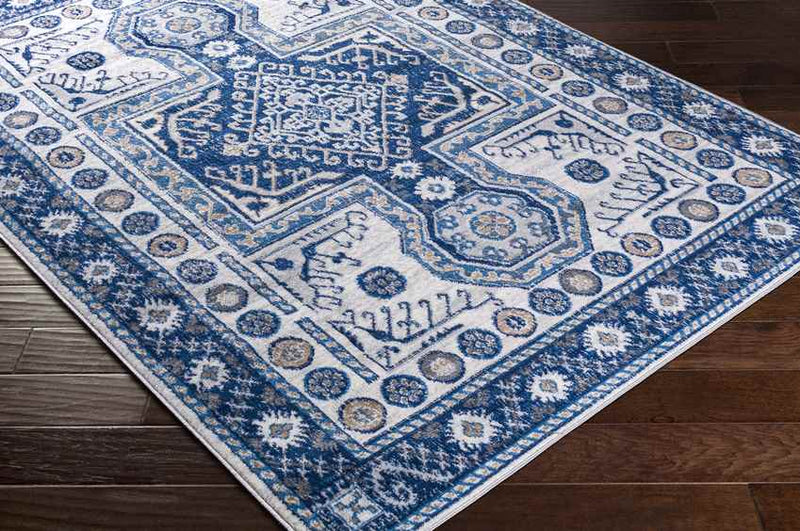 Beukelaar Traditional Blue Area Rug