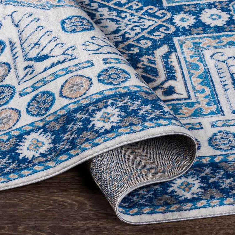 Beukelaar Traditional Blue Area Rug