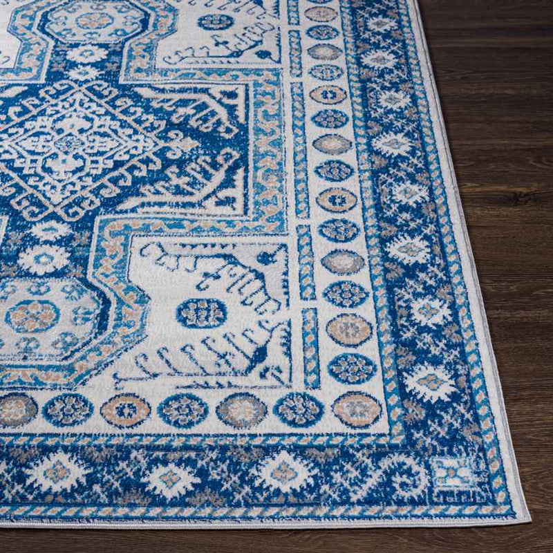 Beukelaar Traditional Blue Area Rug