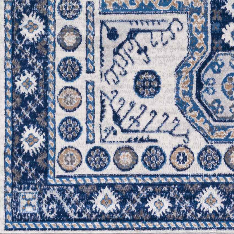 Beukelaar Traditional Blue Area Rug