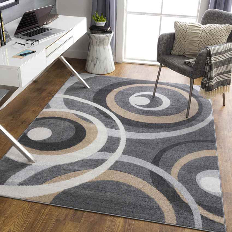 Bokhoven Modern Medium Gray Area Rug