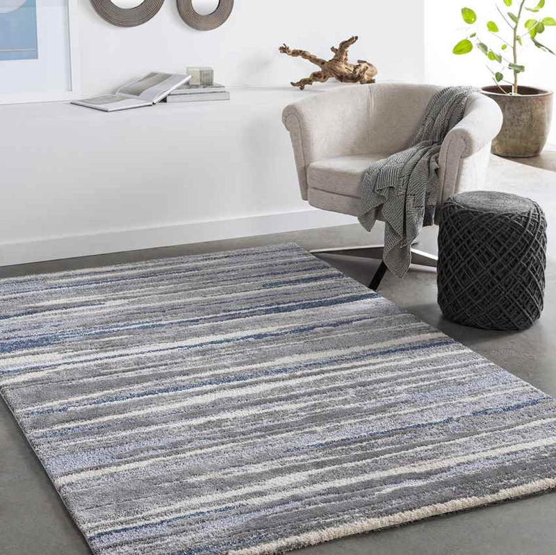 Boomen Modern Medium Gray Area Rug