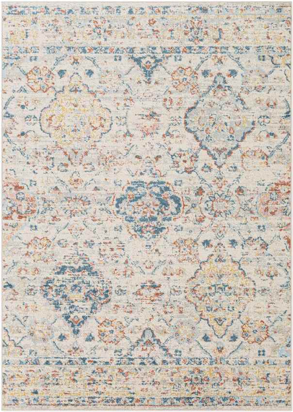 Breehees Traditional Ivory Area Rug