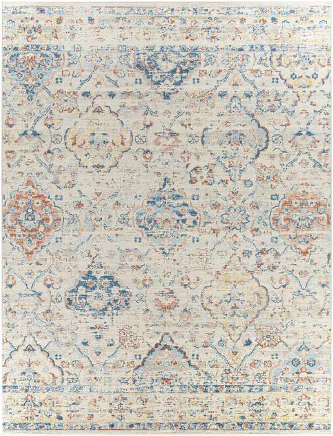 Breehees Traditional Ivory Area Rug