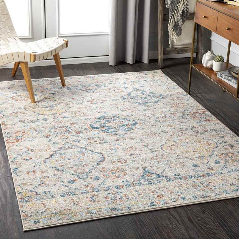 Breehees Traditional Ivory Area Rug