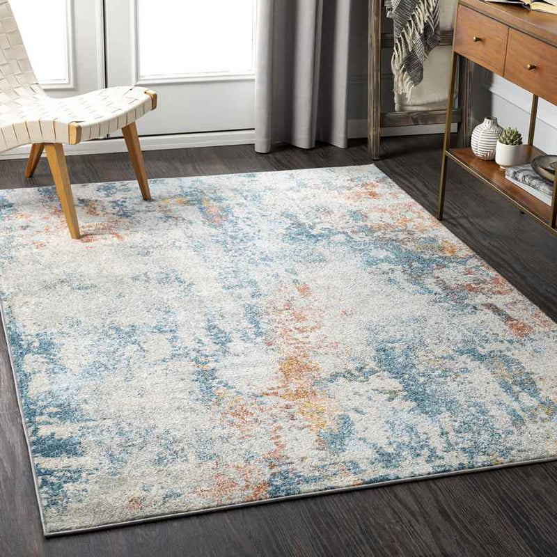 Budel Modern Teal Area Rug