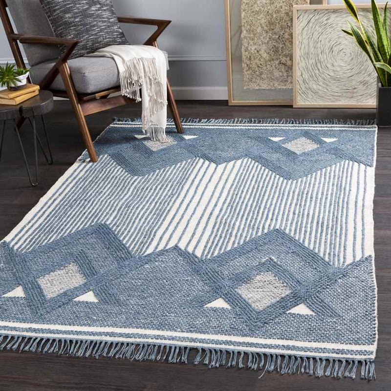 Bus Global Denim Area Rug