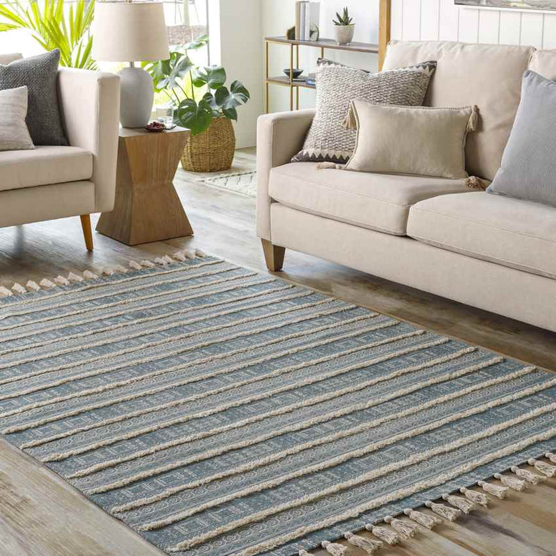 Buurtje Global Pale Blue Area Rug