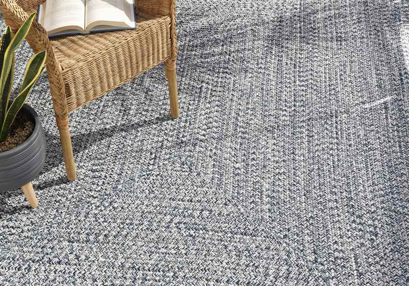 Cuijk Cottage Dark Blue Area Rug