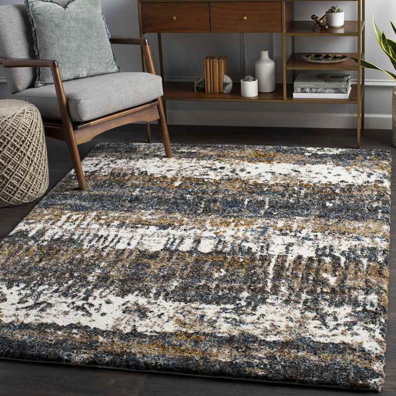 Drunen Modern Charcoal Area Rug