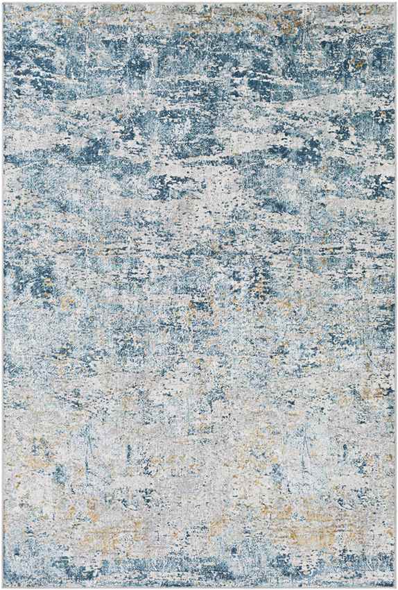 Elde Modern Aqua Area Rug