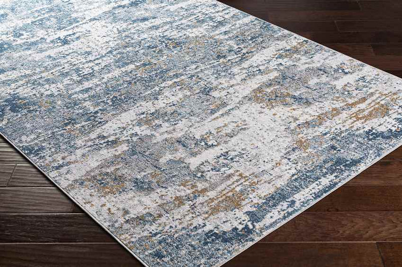 Elde Modern Aqua Area Rug