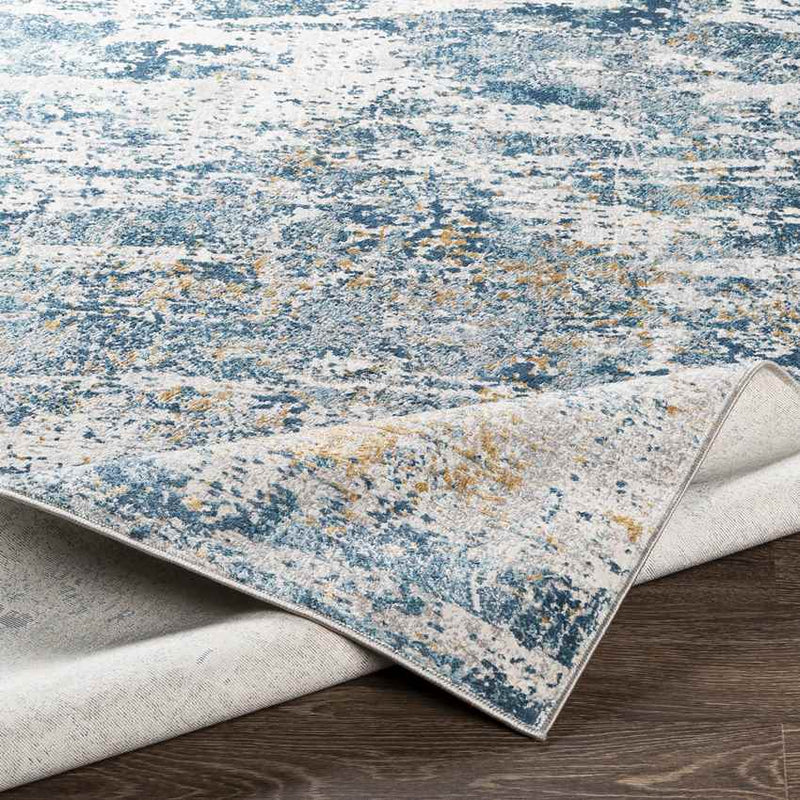 Elde Modern Aqua Area Rug