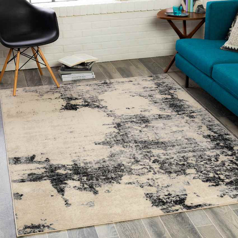 Engelen Modern Black Area Rug