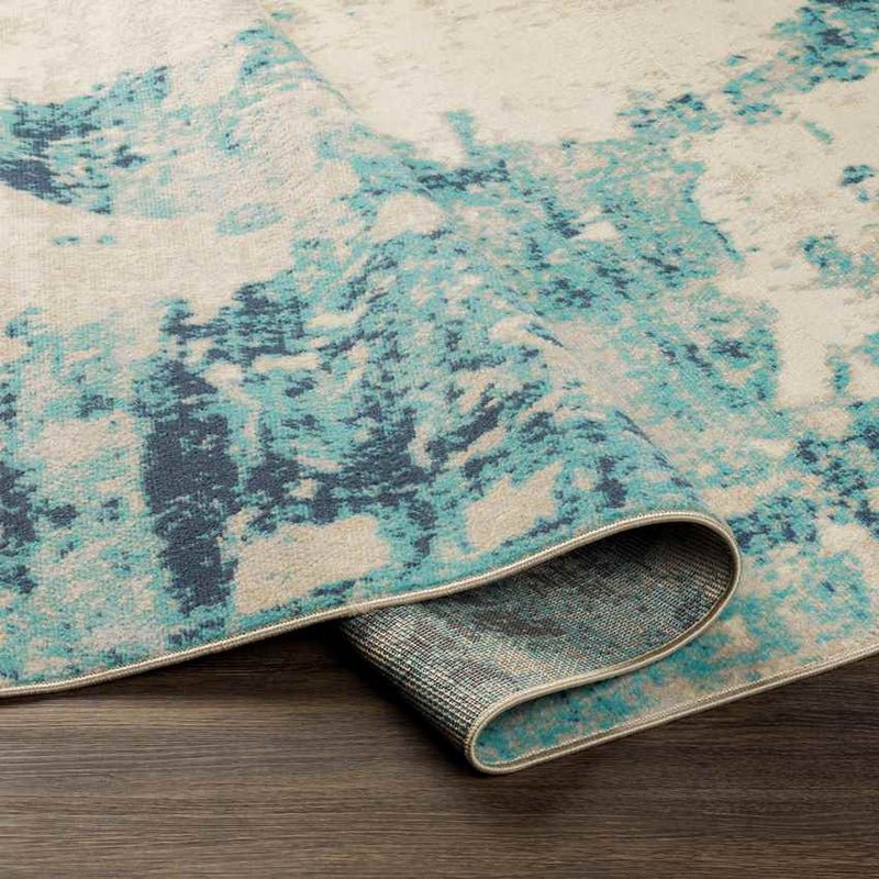 Engelen Modern Aqua Area Rug