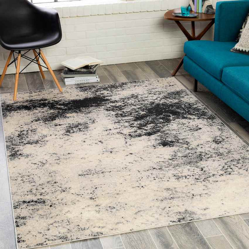 Esch Modern Black Area Rug