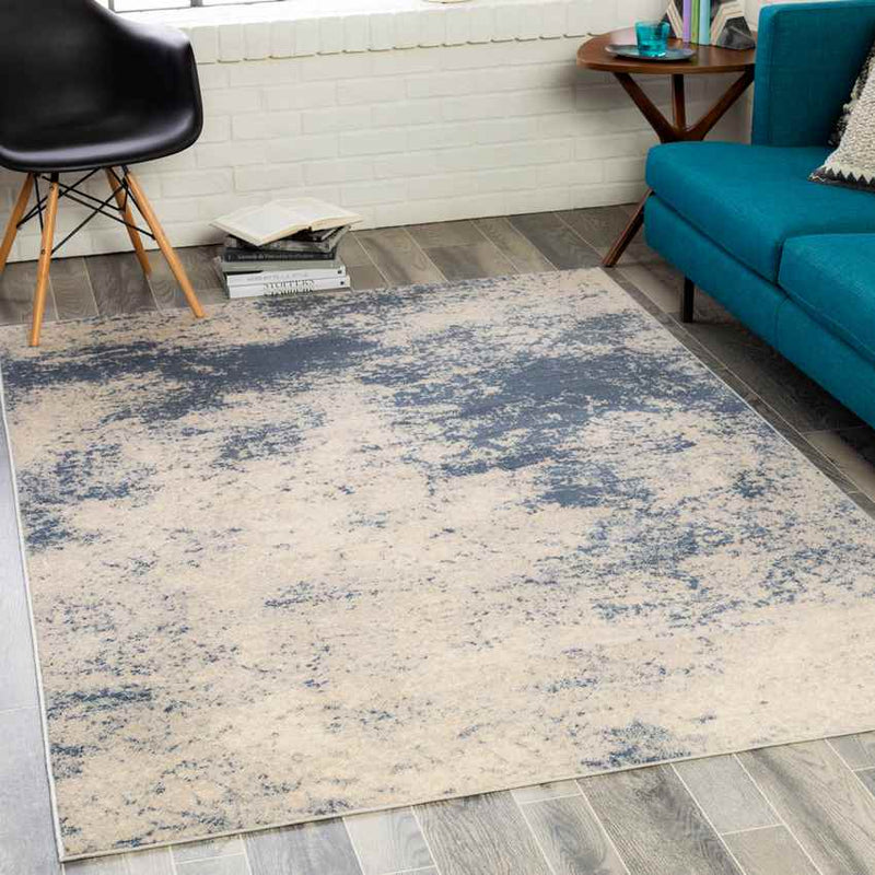 Esch Modern Navy Area Rug