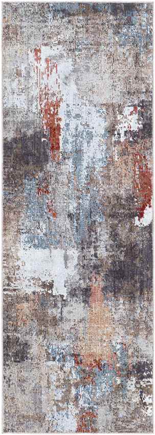 Gijzel Modern Dark Brown Area Rug