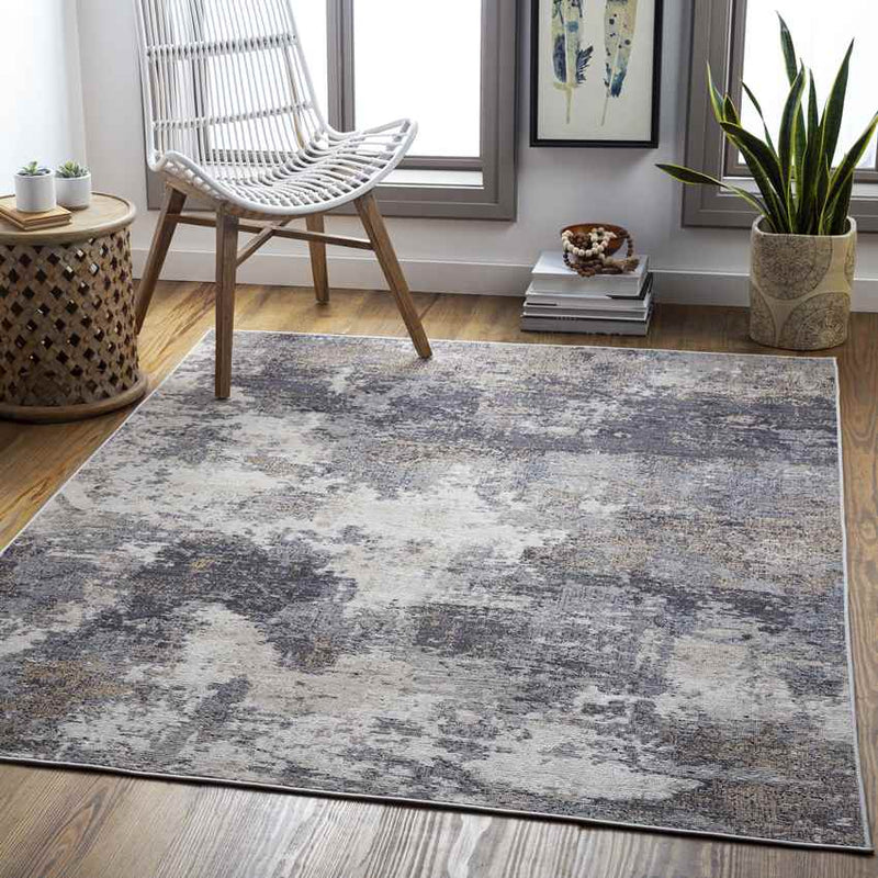 Gorp Modern Dark Brown Area Rug