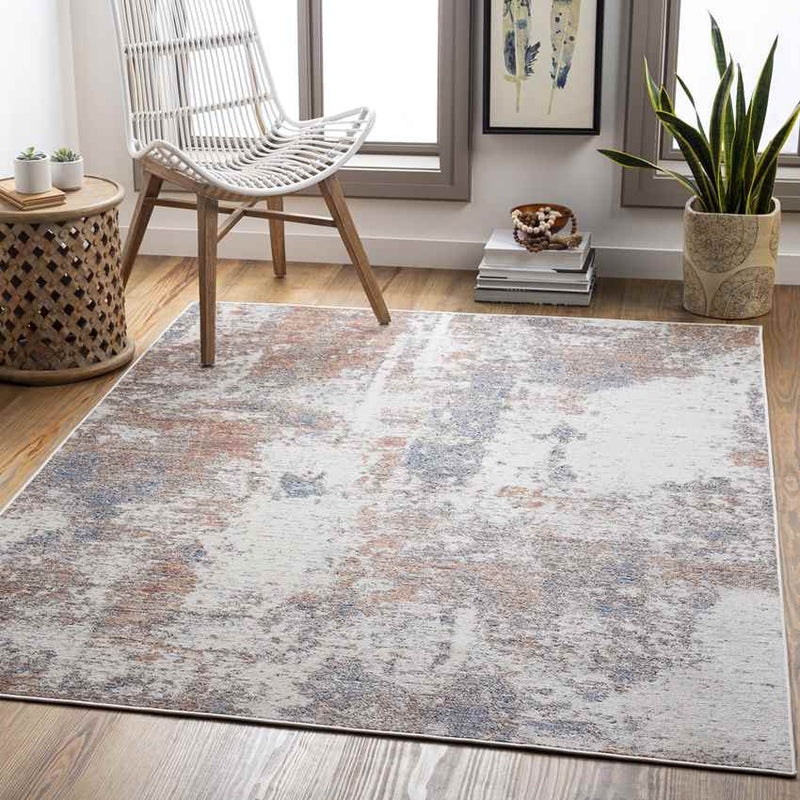 Gorpeind Modern Rust Area Rug