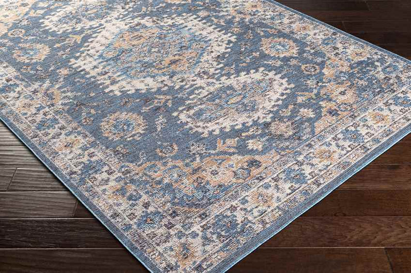 Graspeel Traditional Navy Area Rug