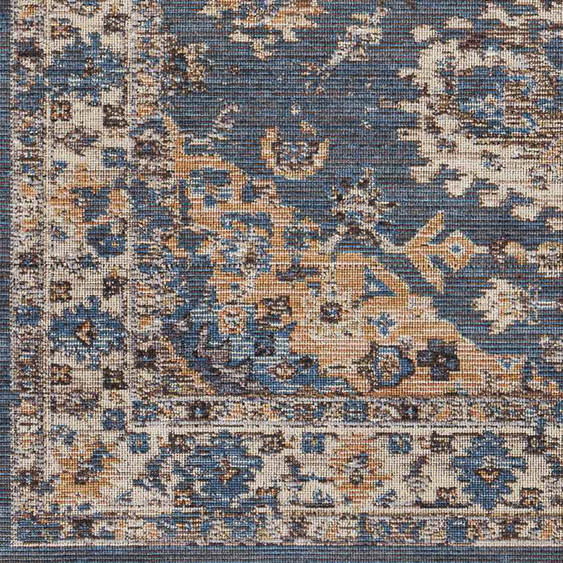 Graspeel Traditional Navy Area Rug