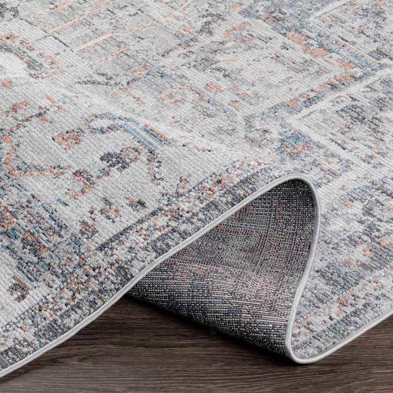 Grotel Traditional Charcoal Area Rug