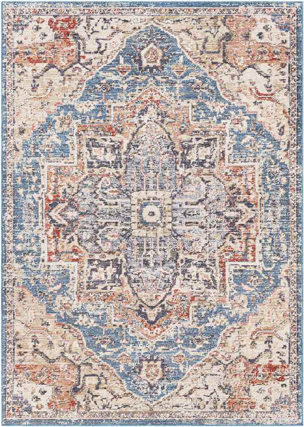 Grotel Traditional Rust Area Rug