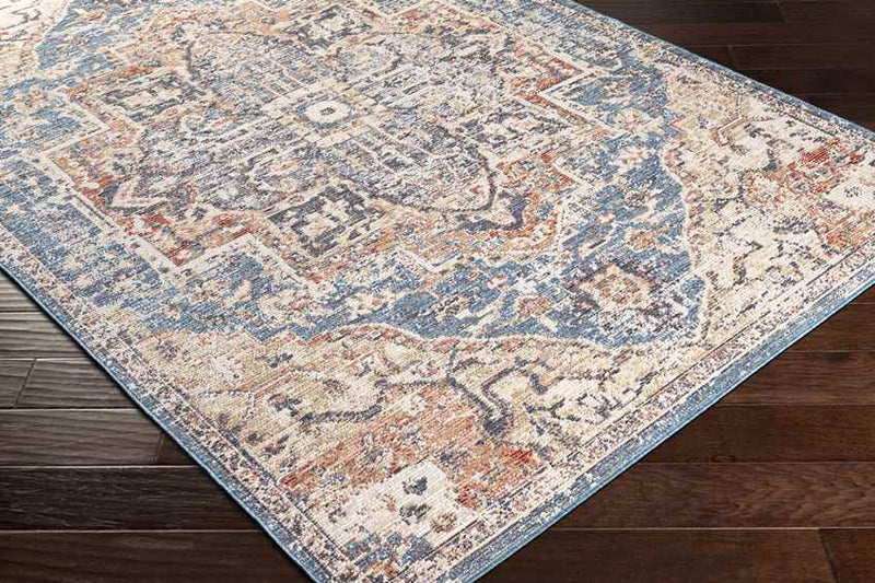 Grotel Traditional Rust Area Rug